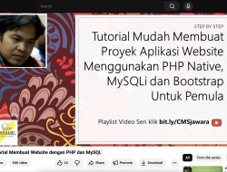 Part 4. Membuat Modul Pada Proyek Pembuatan Aplikasi Berbasis Website dengan PHP Native, MySQLi, Bootstrap dan Datatable