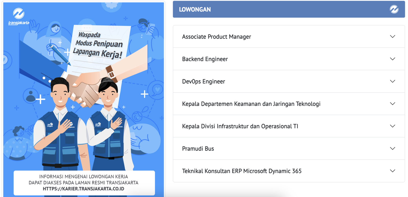 Lowongan Transjakarta