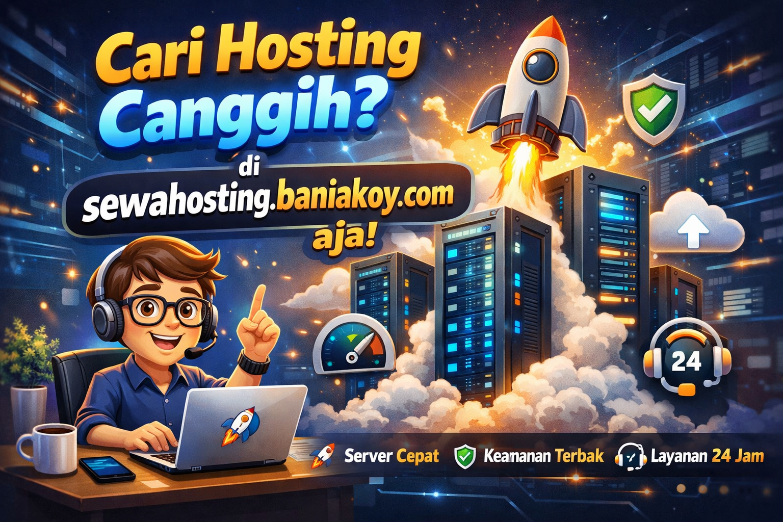 Cari hosting canggih di Sewahosting