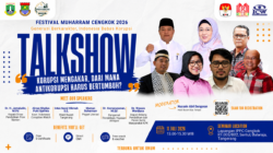 Talkshow Festival Muharram Cengkok 2026: Mengakar dari Mana Korupsi? Saatnya Menumbuhkan Generasi Antikorupsi 2 Festival Muharram Cengkok 2026 menghadirkan Talkshow Antikorupsi bertema "Korupsi Mengakar, Dari Mana Antikorupsi Harus Bertumbuh?" bersama ICW, KPK, tokoh pendidikan, dan pemerintah.