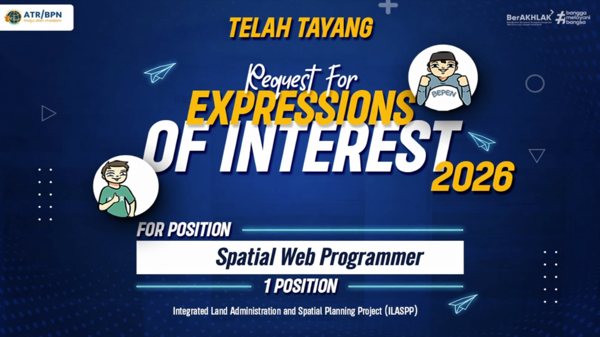 Lowongan Spatial Web Programmer ILASPP 2026 di Kementerian ATR/BPN