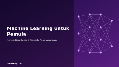 Machine learning adalah cabang dari kecerdasan buatan (artificial intelligence)