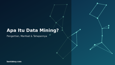 ata mining adalah proses menemukan pola, tren, korelasi, atau anomali yang tersembunyi di dalam kumpulan data berukuran besar